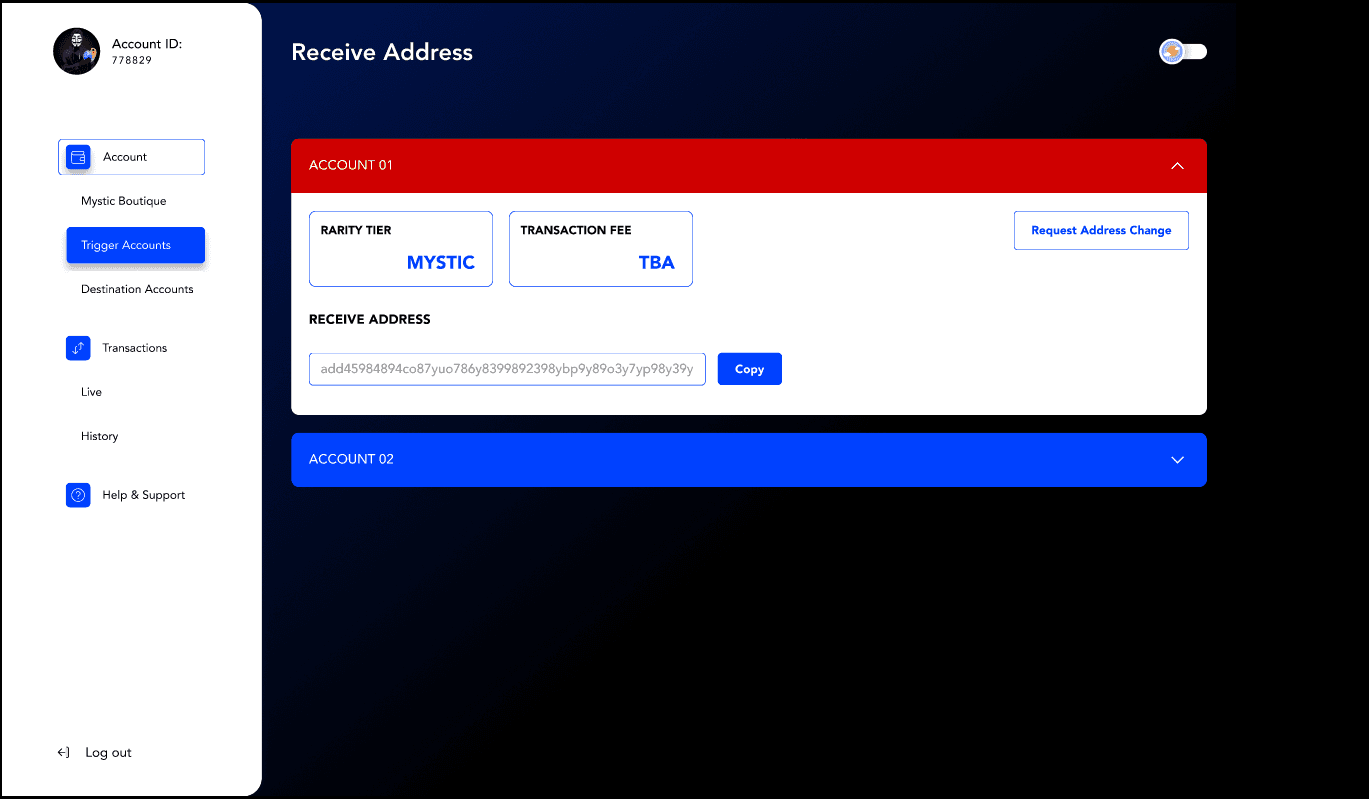 Dashboard UI Flow 1